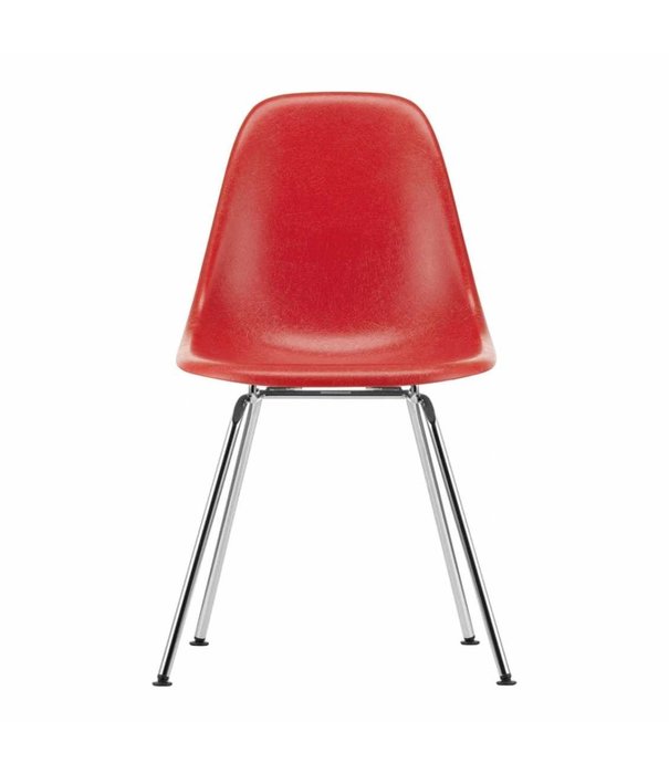 Vitra  Eames DSX Fiberglass Side Chair tube base chrome