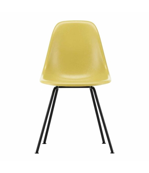 Vitra  DSX Eames Fiberglass  Side Chair, black tube base
