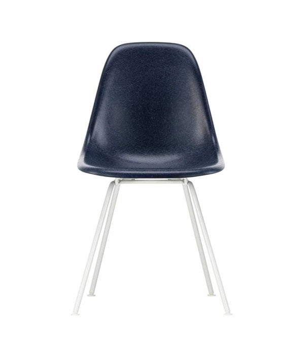 Vitra  DSX Fiberglass Side Chair, white tube base