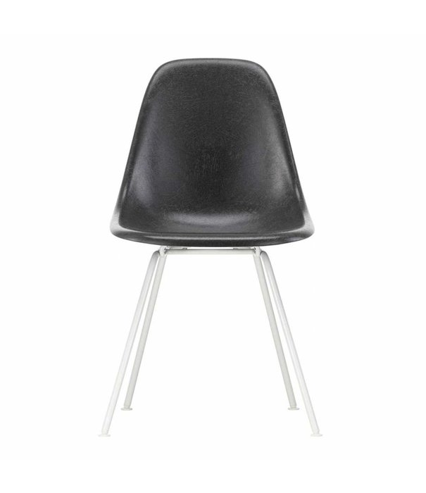 Vitra  DSX Fiberglass Side Chair, white tube base