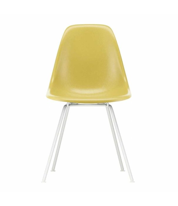 Vitra  DSX Fiberglass Side Chair, white tube base