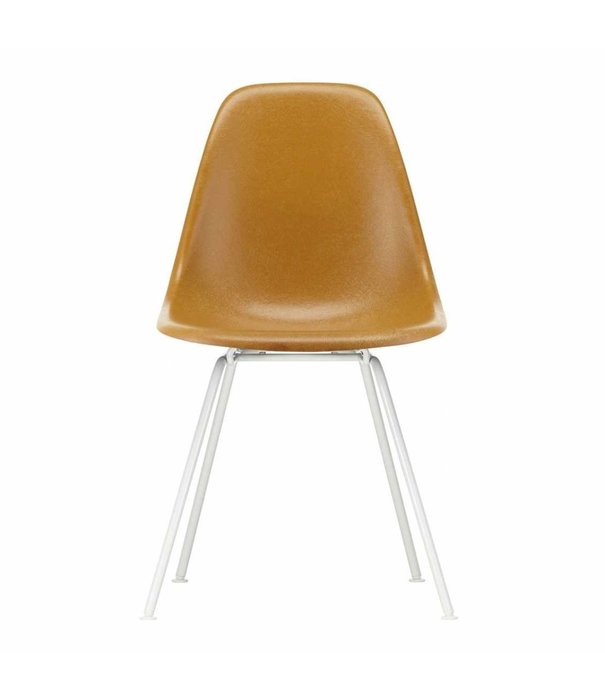 Vitra  DSX Fiberglass Side Chair, white tube base