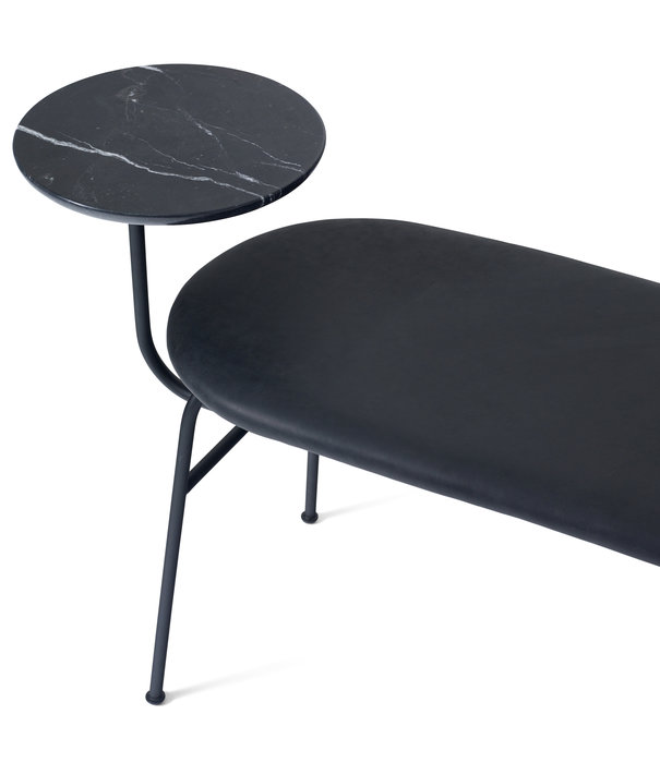 Audo Audo - Afteroom bench black leather