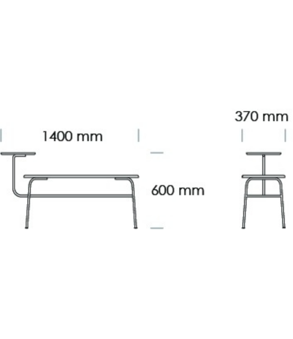 Audo Audo - Afteroom bank cognac leer