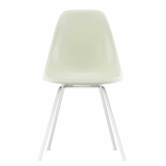 DSX Fiberglass Side Chair, white tube base