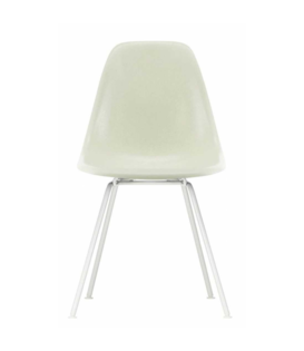 Vitra Eames Fiberglass DSX Side Chair, white tube base
