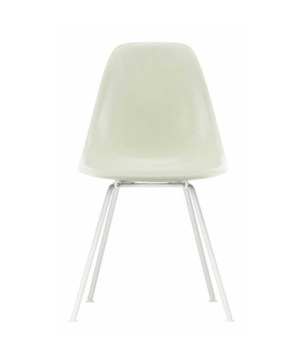 Vitra  DSX Fiberglass Side Chair, white tube base