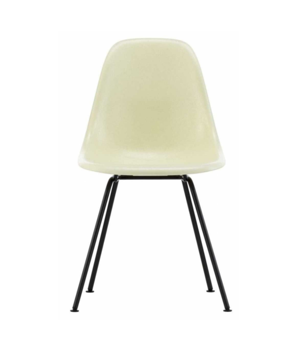 Vitra  DSX Eames Fiberglass  Side Chair, black tube base