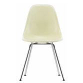 Eames DSX Fiberglass  Stoel , chrome tube onderstel