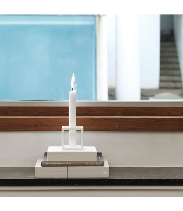 Audo Audo - Kubus 1 Kandelaar zwart