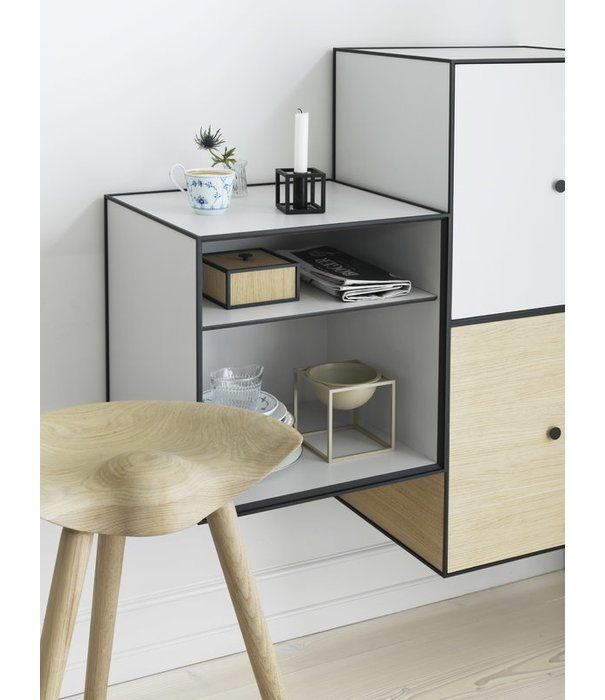 Audo Audo - Kubus 1 candleholder black