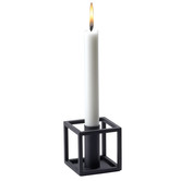 Audo - Kubus 1 candleholder black