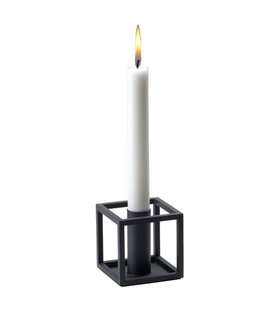 Audo - Kubus 1 candleholder black