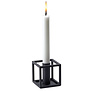Audo - Kubus 1 candleholder black