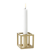 Audo - Kubus 1 candleholder  brass