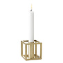 Audo - Kubus 1 candleholder  brass