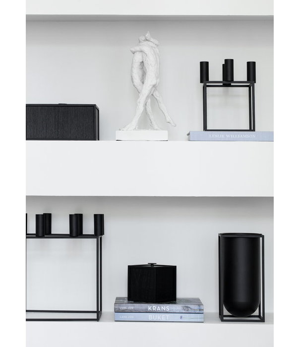 Audo By Lassen: Kubus T candleholder black