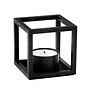 By Lassen: Kubus T candleholder black