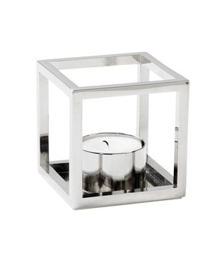 Audo - Kubus T candle holder nickel