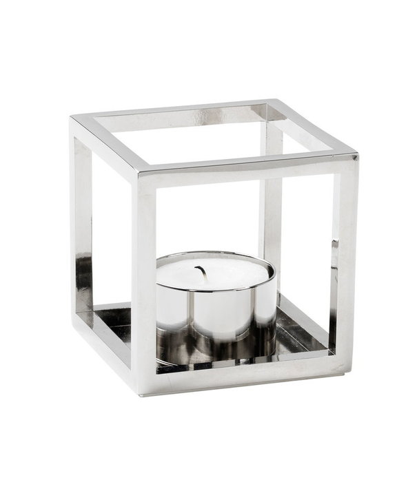 Audo Audo - Kubus T candle holder nickel