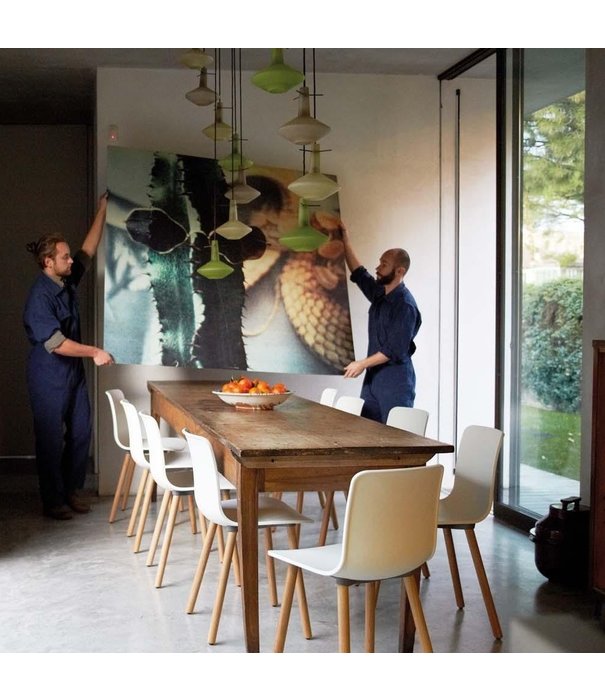 Vitra  Vitra - Hal RE Wood side chair , natural oak legs