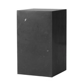 Audo -  Plinth Tall bijzettafel - black Marquina marmer