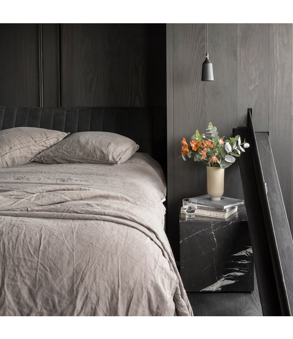 Audo  Audo Plinth Cubic Salontafel Nero Marquina marmer 40cm