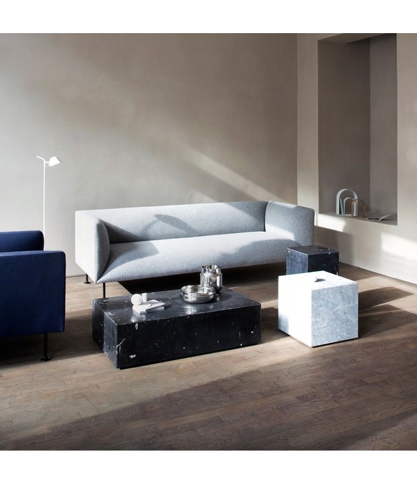 Audo Audo Plinth Cubic Coffee Table Nero Marquina marble 40cm