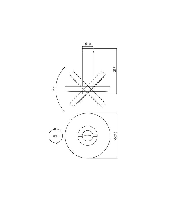 Tonone  Beads Vloerlamp uplight  / downlight LED