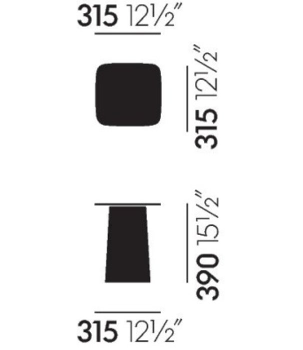 Vitra  Vitra Wooden Side Tables small