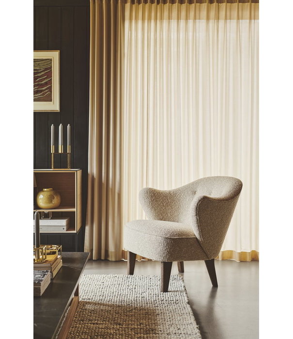 By Lassen By Lassen: Ingeborg lounge chair - smoked oak base