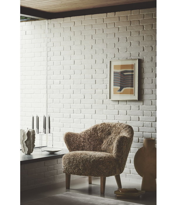 By Lassen By Lassen: Ingeborg lounge chair - smoked oak base