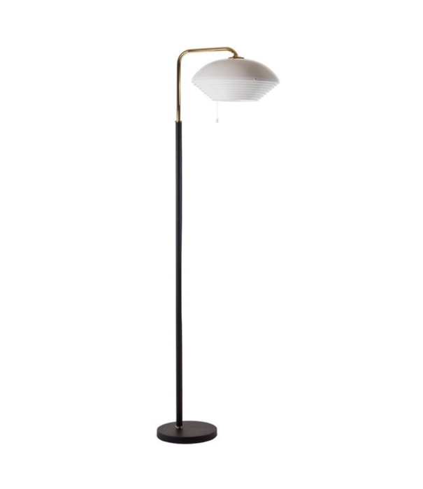 Artek  Artek - A811 tube polished brass floor lamp