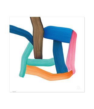 Vitra Poster Ronan Bouroullec Drawing, Multicolor