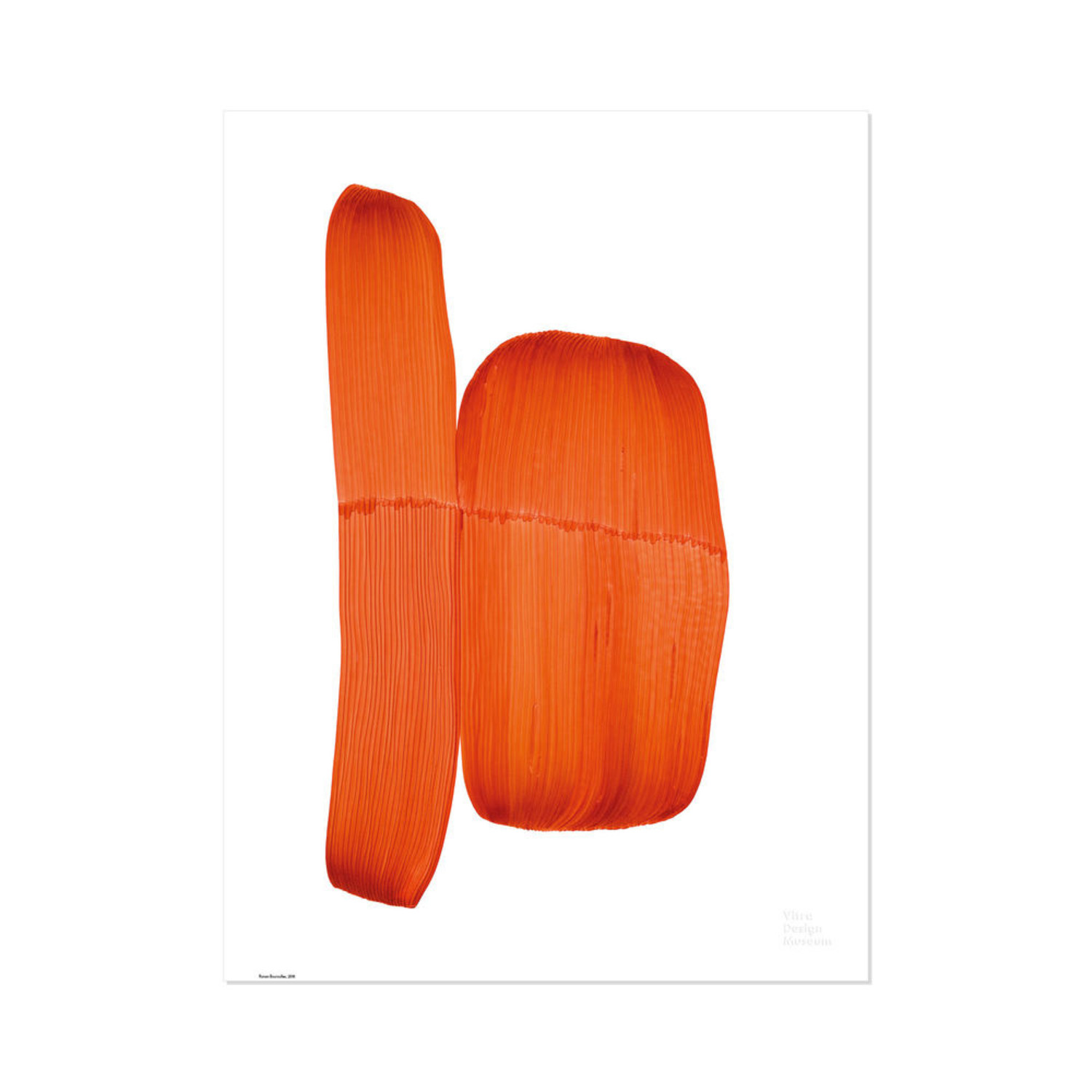 Poster Ronan Bouroullec Drawing- Orange - NORDIC NEW