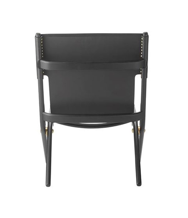 By Lassen By Lassen: Saxe lounge chair, black oak - black leather