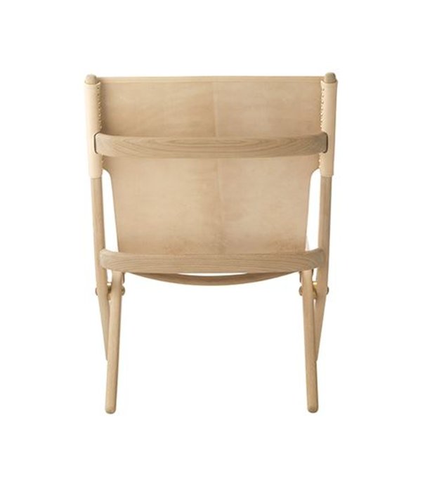 By Lassen  By Lassen: Saxe lounge chair oak - natural leather