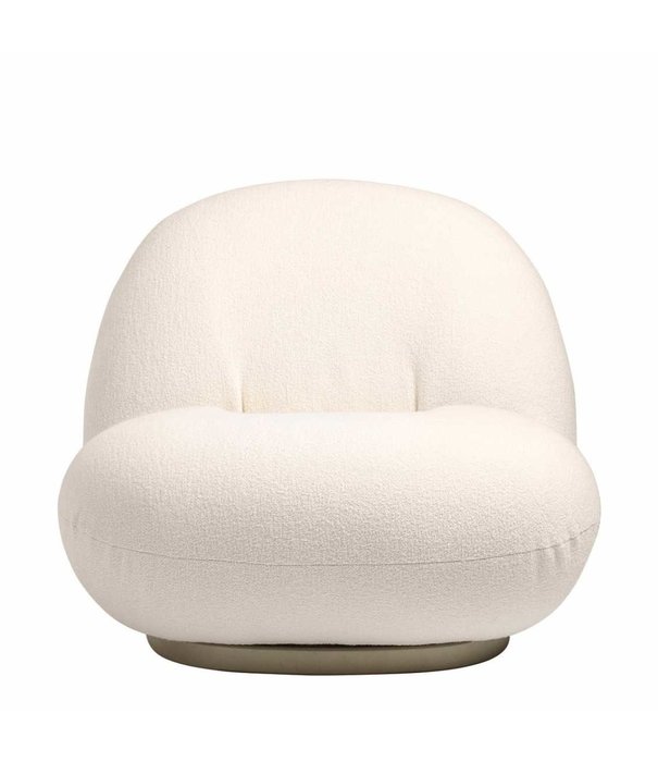 Gubi  Pacha Lounge Stoel stof Harp 24 ivory