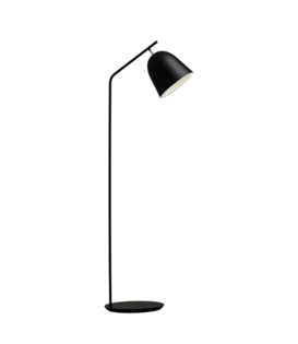 Caché Vloerlamp zwart staal, messing