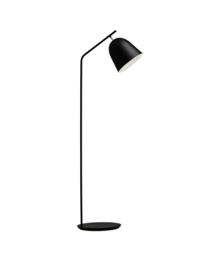 Caché Floor Lamp black steel, brass