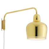 Artek A330S wall light golden bell