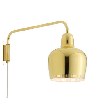 Artek A330S Wandlamp golden bell