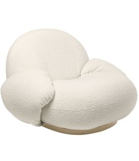 Gubi Pacha Lounge Stoel met arm Karakorum 001 ivory