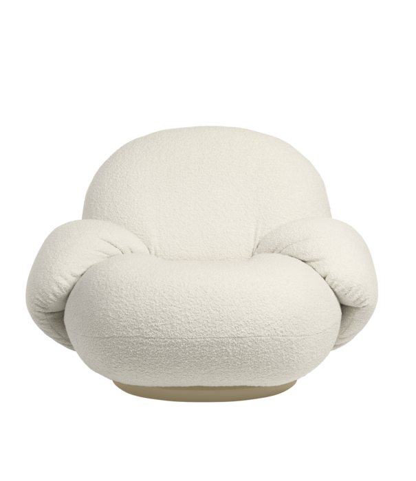 Gubi  Pacha lounge chair with armrests - Karakorum 001