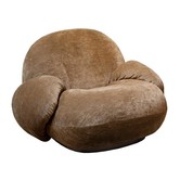 Gubi - Pacha lounge stoel met armleuning - Belsuede 003