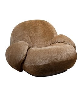 Gubi - Pacha lounge stoel met armleuning - Belsuede 003