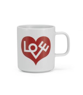 Vitra Coffee Mug Love Heart, crimson