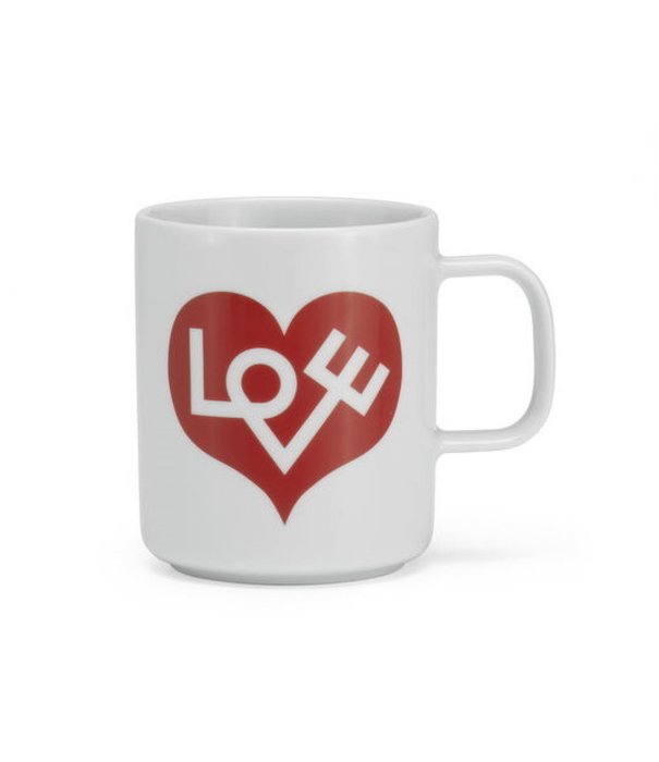 Vitra  Vitra - Coffee Mug Love Heart, crimson