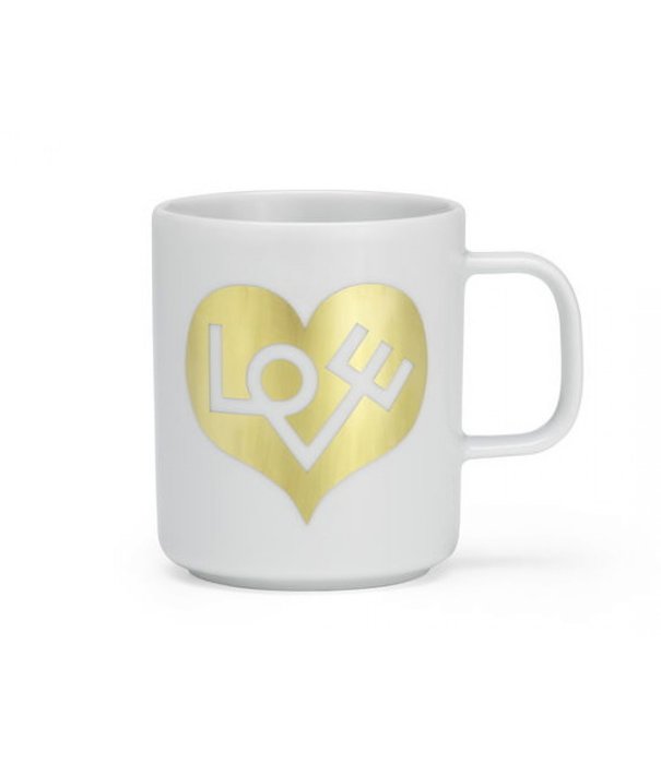 Vitra  Vitra - Coffee Mug Love Heart, gold