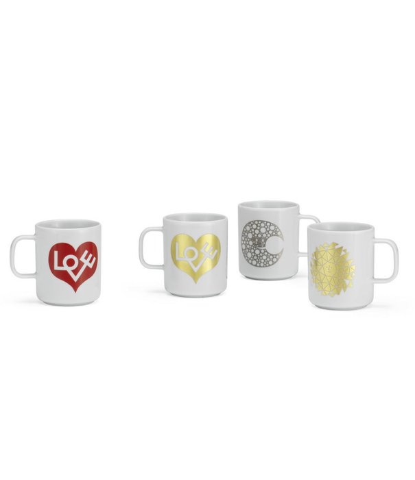 Vitra  Vitra - Koffiemok Love Heart , gold